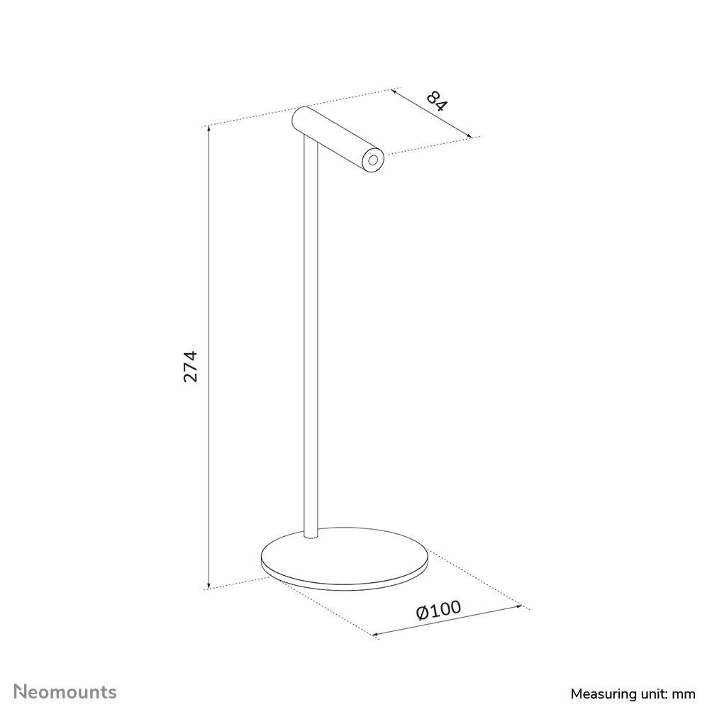 Neomounts ADS11-170SL Supporto per cuffie - universale